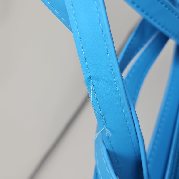 Telfar Women's Medium Blue Tote Bag - Picture 6 of 16